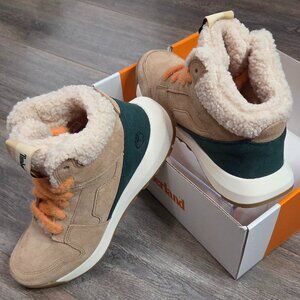 Timberland Retro Swift High Top Sneakers Women's-8 Beige Suede TB0A431JEW1